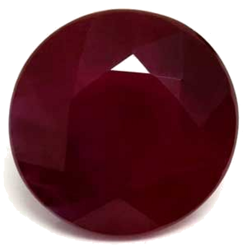 2.1 carat RED Round Rubinas (1)
