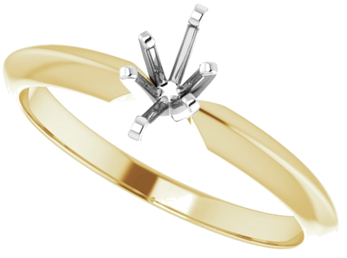 Sužadėtuvių Žiedas „Light Solitaire“ 585 Baltojo Ir Geltonojo Aukso Marquise 6mm x 3mm (5)