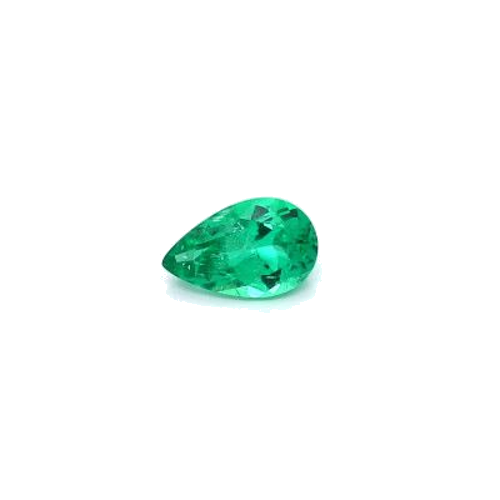 0.5 carat GREEN BRILLIANTFANCY cut Pear Smaragdas (1)