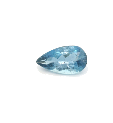 0.95 carat BLUE Pear Aquamarine (1)