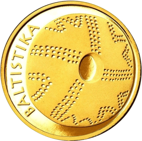2015 Baltistica Lithuania 10 litas gold coin (1)