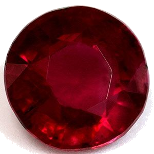 0.95 carat RED Round Rubinas (1)