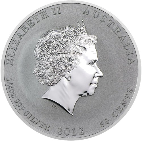 1/2 oz Drakono metai 2012 (Lunar II) Australija sidabrinė moneta (2)