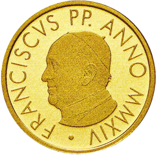 3 g Krikšto sakramentas 2014 Vatikanas 10 eurų auksinė moneta (3)