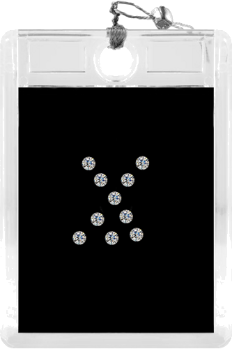 0.458 ct RW/VVS-VS Natūralūs Round Deimantai (1)