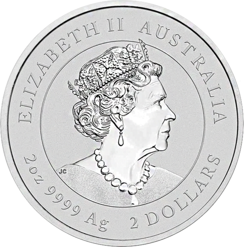 2 унции Годината на тигъра 2022 (Lunar III) Австралия Сребърна монета (2)