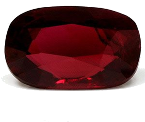 1.41 carat RED Cushion Rubinas (1)