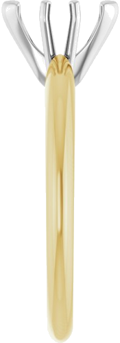 Sužadėtuvių Žiedas „V-End Solitaire“ 585 Baltojo Ir Geltonojo Aukso Marquise 8mm x 3.5mm (8)