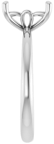 Sužadėtuvių Žiedas „Solitaire“ 585 Baltojo Aukso Emerald 8mm x 6mm (4)