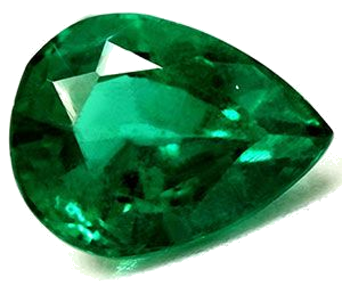 1.16 carat GREEN Pear Smaragdas (1)