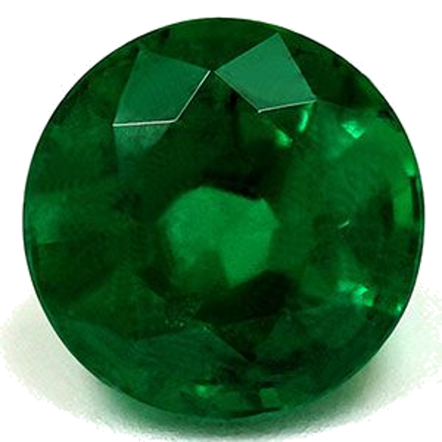 2.43 carat GREEN Round Smaragdas (1)