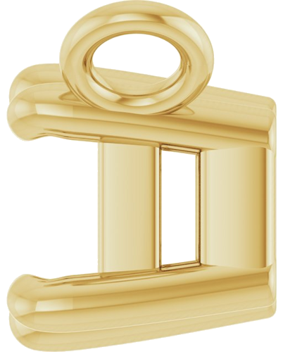 Pakabukas „Emerald 6-Prong“ 585 Geltonojo Aukso Emerald 4mm x 3mm (3)