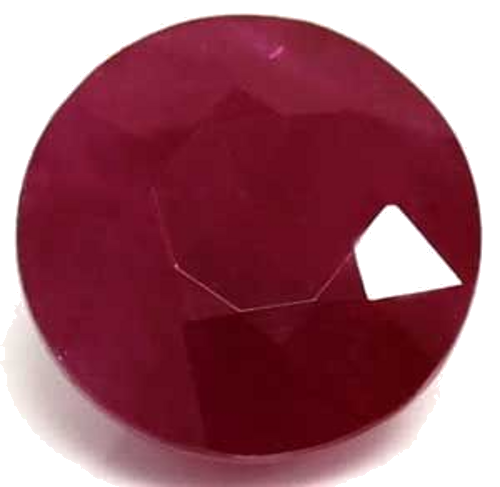 1.54 carat RED Round Rubinas (1)