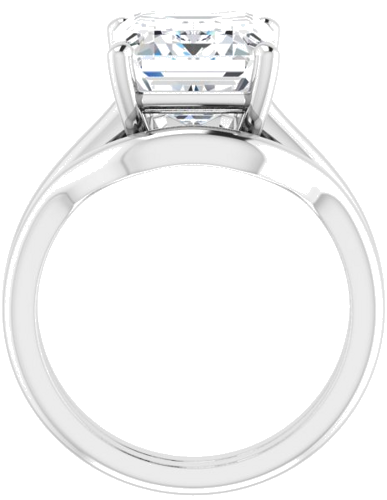 Sužadėtuvių Žiedas 925 Sidabro Emerald 11mm x 9mm (7)