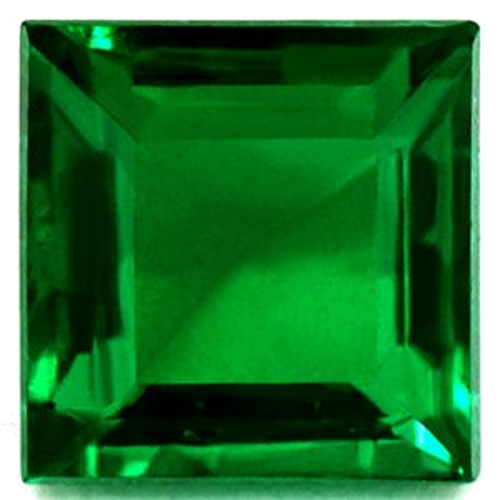 1.0 carat GREEN Square Smaragdas (1)