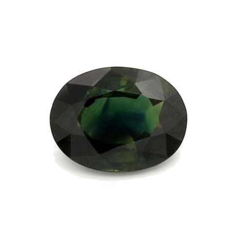 1.8399999999999999 carat GREEN BRILLIANTSTEP cut Oval Safyras (1)