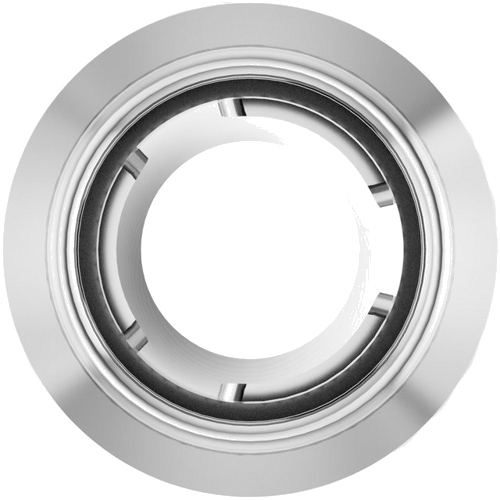 14K White 2.5 mm Round Slide Pendant Mounting (1)