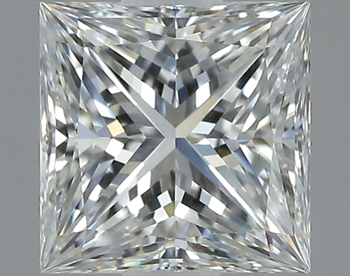 1.02 carat F-VVS2 Natūralus Princess Deimantas (1)