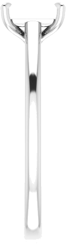 Sužadėtuvių Žiedas „Solitaire“ 585 Baltojo Aukso Emerald 6mm x 4mm (4)