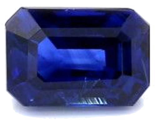 1.07 carat BLUE STEP cut Octagonal Safyras (1)