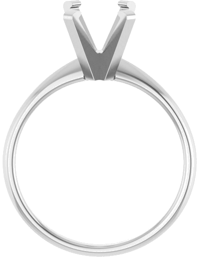 Sužadėtuvių Žiedas „Solitaire“ 585 Baltojo Aukso Emerald 8.5mm x 6.5mm (2)