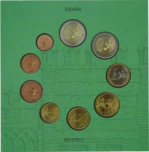 2021 Spain Toledo BU Euro coin set (3)