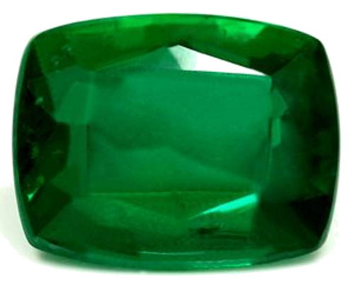 2.97 carat GREEN Cushion Smaragdas (1)
