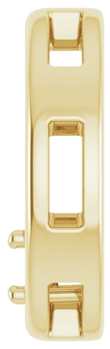 Pakabukas „Solitaire Circle“ 585 Geltonojo Aukso Round 3mm (3)