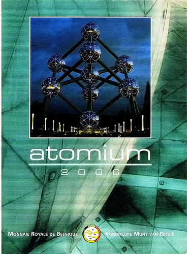 2006 Бельгия Атомиум монета 2 евро BU (1)
