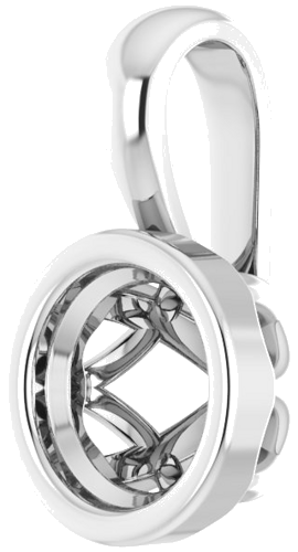 14K White 5.5 mm Round Pendant Mounting (2)