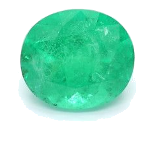 3.51 carat GREEN MODIFIEDBRILLIANT cut Oval Smaragdas (1)