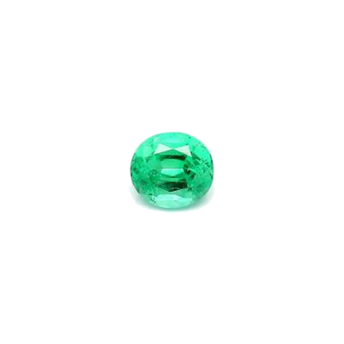 0.5 carat GREEN BRILLIANTFANCY cut Oval Smaragdas (1)