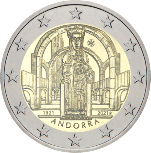 2021 Andorra Mother of God Meritxell 2 euro BU coin (3)