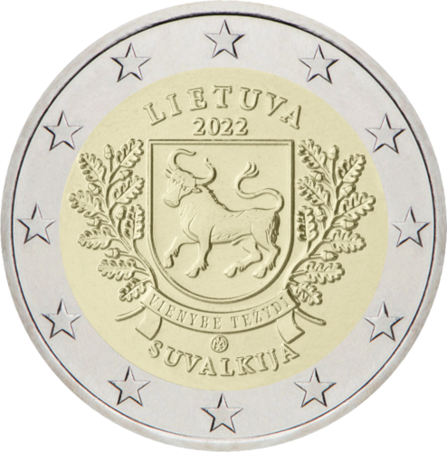 2022 Литва Сувалкия монета 2 евро (1)