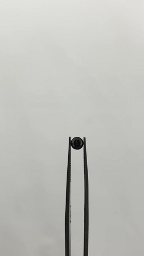 0.4 carat Fancy Black-VVS2 Excellent cut Natūralus Round Deimantas (1)