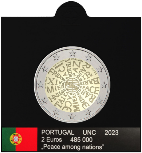 Флагчета за монети от 2 евро в държач 2004 - 2024 (4)