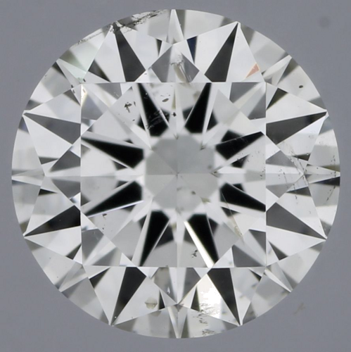 0.44 carat G-SI2 Excellent cut Natūralus Round Deimantas (1)