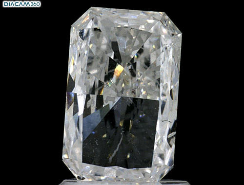 1.5 carat E-SI2 Natūralus Radiant Deimantas (1)