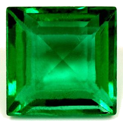 1.15 carat GREEN Square Smaragdas (1)
