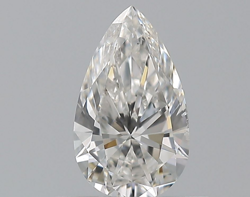0.5 carat F-SI1 Natūralus Pear Deimantas (1)