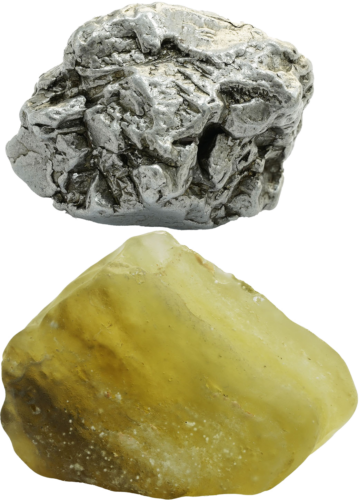 Meteoritas Campo del Cielo - Su Libijos stiklu (1)