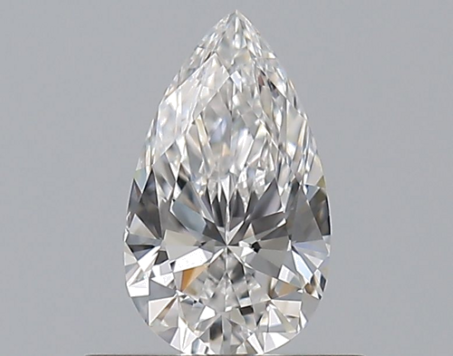 0.47 carat E-VS2 Natūralus Pear Deimantas (1)