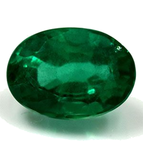 2.28 carat GREEN Oval Smaragdas (1)