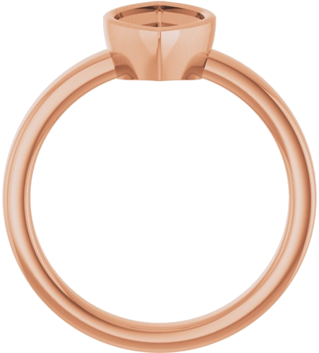 10K Rose 12x6 mm Marquise Solitaire Engagement Ring Mounting (2)