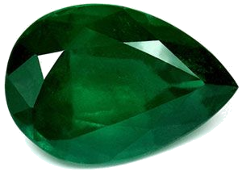 24.34 carat GREEN Pear Smaragdas (1)