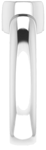 Sužadėtuvių Žiedas „Half Bezel Solitaire“ 585 Baltojo Aukso Round 7mm (4)