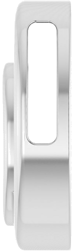 Pakabukas „Solitaire Slide“ 585 Baltojo Aukso Oval 7mm x 5mm (3)