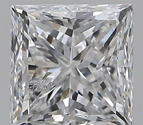 0.72 carat E-SI2 Natūralus Princess Deimantas (1)