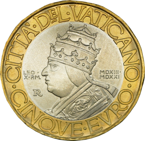 2021 Vatican BU Euro coin set with 5 euro coin (4)