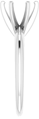 Sužadėtuvių Žiedas „Solitaire“ 950 Platinos Round 7.3mm x 7.7mm (4)
